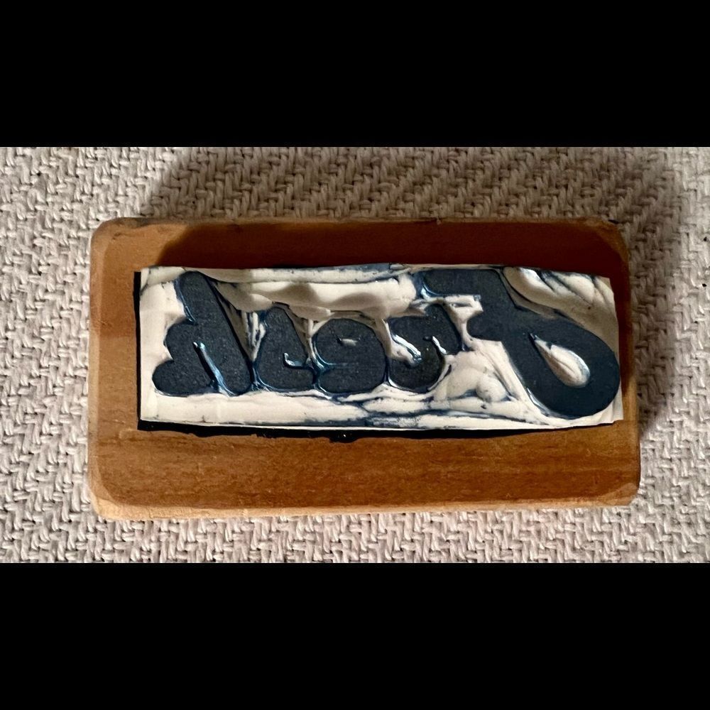 Fresh Fun Text Rubber Stamp for Stamping Crafting Planners. - Picture 4 of 4